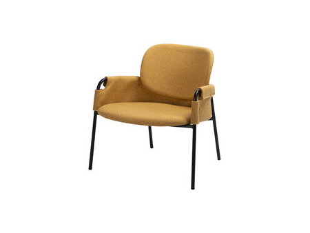 PAPERFLOW Fauteuil visiteur CLOTH, anthracite