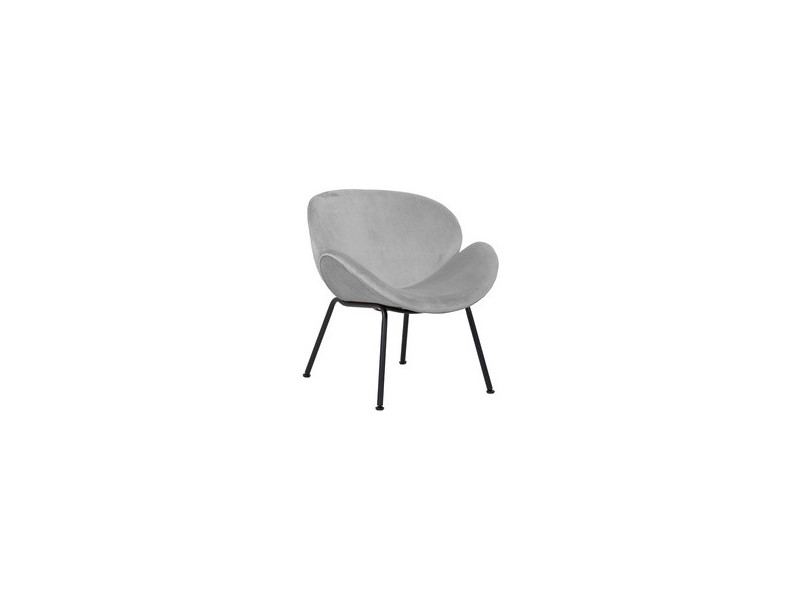 PAPERFLOW Fauteuil visiteur SMILE, gris