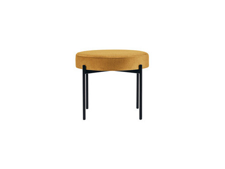 PAPERFLOW Banc GAIA, rond, habillage tissu, rouille