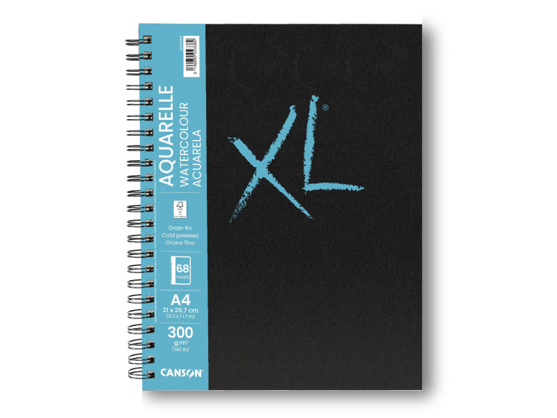 CANSON Carnet de dessin XL BOOK AQUARELLE, A4