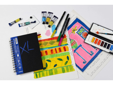 CANSON Carnet de dessin XL BOOK MIXED MEDIA Textured, A5