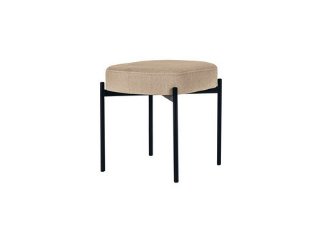 PAPERFLOW Banc oval GAIA, taille S, habillage tissu, rouille