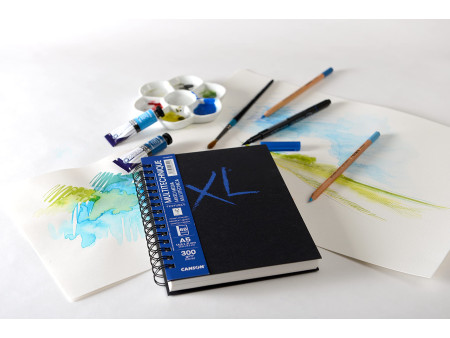 CANSON Carnet de dessin XL BOOK MIXED MEDIA Textured, A5