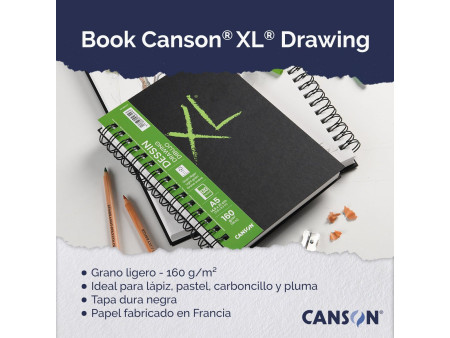 CANSON Carnet de dessin XL BOOK DESSIN, A5
