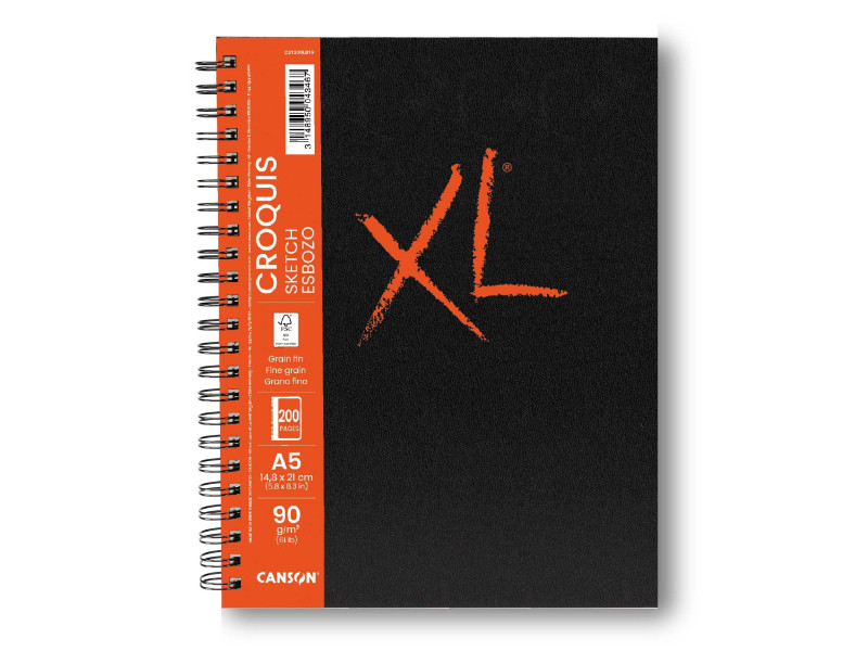CANSON Carnet de dessin XL BOOK CROQUIS, A5