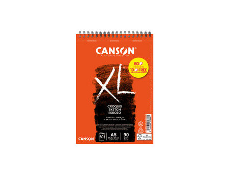 CANSON Bloc croquis et esquisse XL CROQUIS Promo, A5