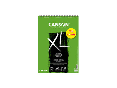 CANSON Bloc croquis et études 'XL DESSIN' Promo, A5