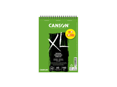 CANSON Bloc croquis et études 'XL DESSIN' Promo, A5