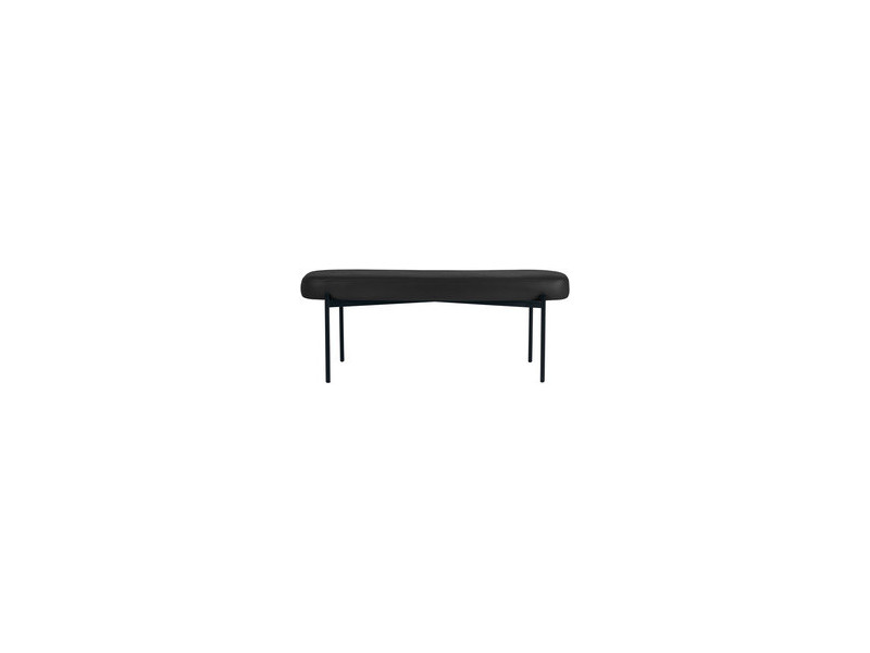 PAPERFLOW Banc oval GAIA, taille L, habillage similicuir