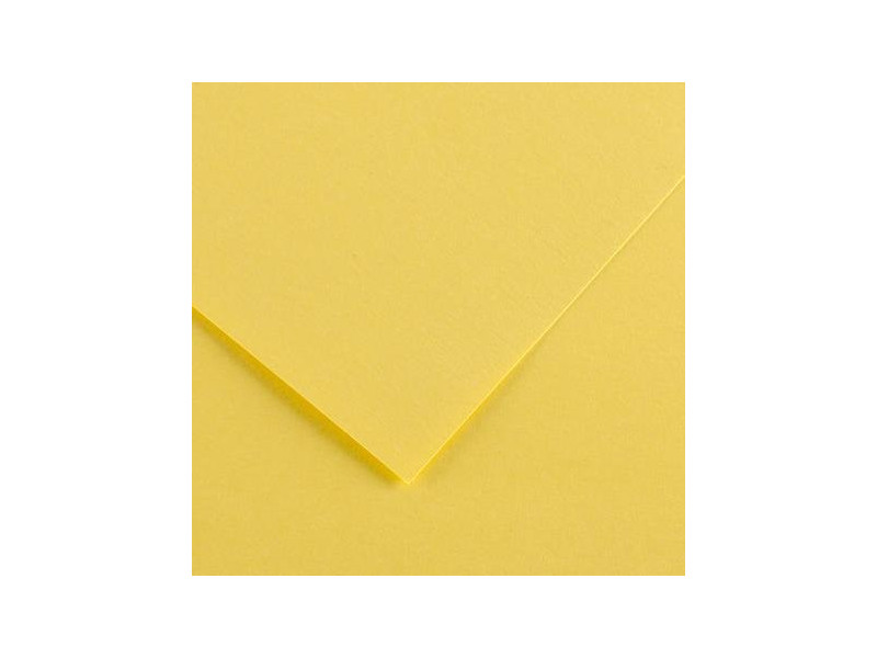CANSON Papier Vivaldi, 500 x 650 mm, 240 g/m2, jaune paille