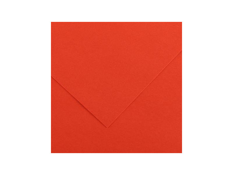 CANSON Papier Vivaldi, 500 x 650 mm, 240 g/m2, tomate