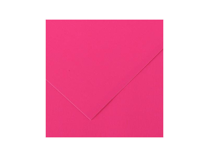 CANSON Papier Vivaldi, 500 x 650 mm, 250 g/m2, rose fluo