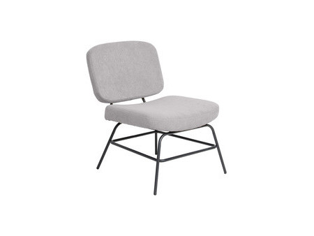 PAPERFLOW Fauteuil visiteur CURVE, gris