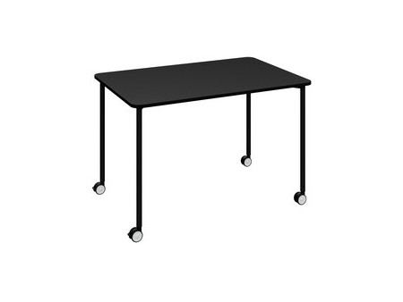 PAPERFLOW Table mobile FLEX OFFICE, rectangulaire, blanc