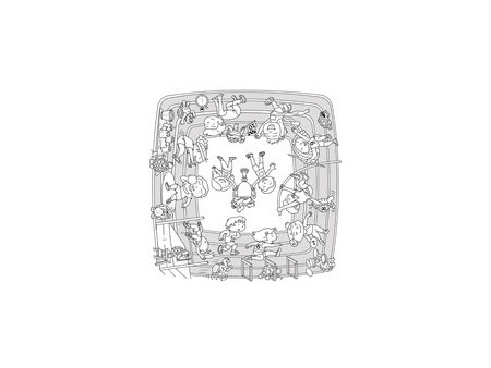 PAPERFLOW Table à dessiner KIDS 'JUNGLE', set de 2