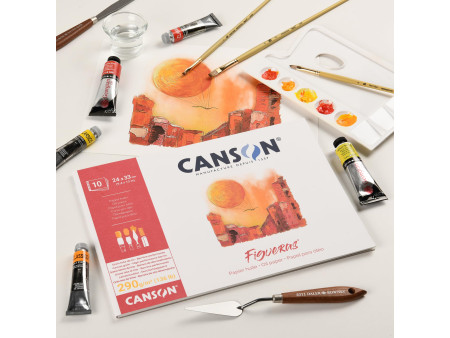 CANSON Bloc papier dessin 'Figueras', 180 x 240 mm, 290 g/m2
