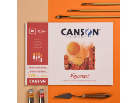 CANSON Bloc papier dessin 'Figueras', 180 x 240 mm, 290 g/m2