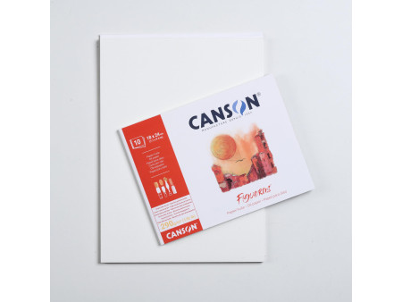 CANSON Bloc papier dessin 'Figueras', 180 x 240 mm, 290 g/m2