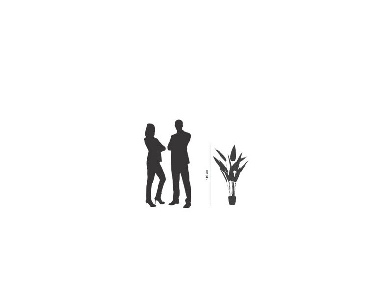 PAPERFLOW Plante artificielle 'oiseau de paradis', (H)1,15 m