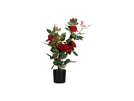 PAPERFLOW Plante artificielle 'rosier', (H)540 mm, rouge