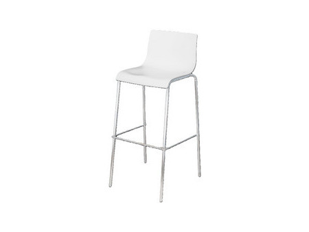 PAPERFLOW Chaise de bar HARPER, set de 2, noir
