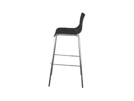 PAPERFLOW Chaise de bar HARPER, set de 2, blanc