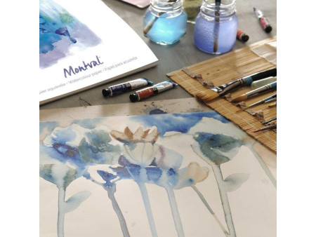 CANSON Album papier aquarelle 'Montval', 135 x 210 mm, 300 g