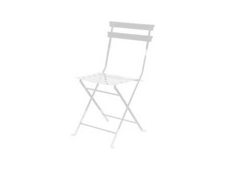 PAPERFLOW Chaise pliante d'extérieur EDEN, set de 2, blanc