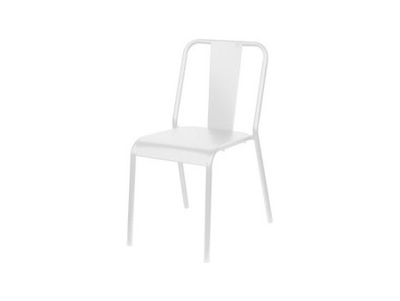PAPERFLOW Chaise visiteur d'extérieur ARTY, set de 2, noir