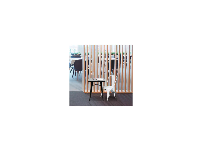 PAPERFLOW Chaise visiteur d'extérieur URBAN, set de 2, noir