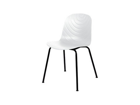 PAPERFLOW Chaise visiteur VERTIGO, set de 2, blanc