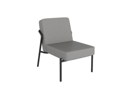 PAPERFLOW Fauteuil visiteur MEDSO KLASSIK S simili-cuir gris