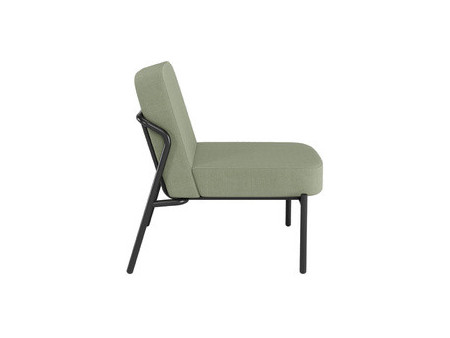 PAPERFLOW Fauteuil visiteur MEDSO RUND S, tissu, gris