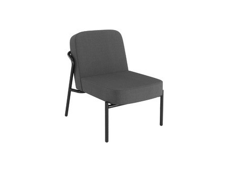 PAPERFLOW Fauteuil visiteur MEDSO RUND S, tissu, anthracite