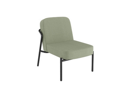 PAPERFLOW Fauteuil visiteur MEDSO RUND S, tissu, bleu