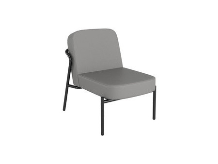 PAPERFLOW Fauteuil visiteur MEDSO RUND S, simili-cuir, noir