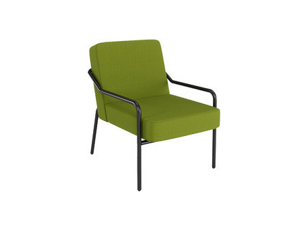 PAPERFLOW Fauteuil visiteur d'extérieur MEDSO KLASSIK M gris
