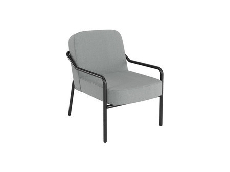 PAPERFLOW Fauteuil visiteur MEDSO RUND M, tissu, anthracite