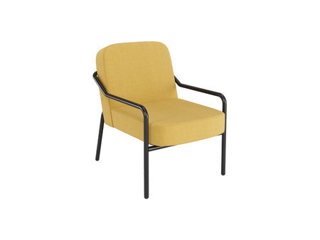PAPERFLOW Fauteuil visiteur MEDSO RUND M, tissu, bleu