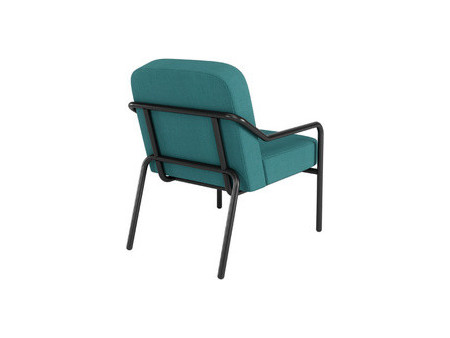 PAPERFLOW Fauteuil visiteur MEDSO RUND M, tissu, jaune