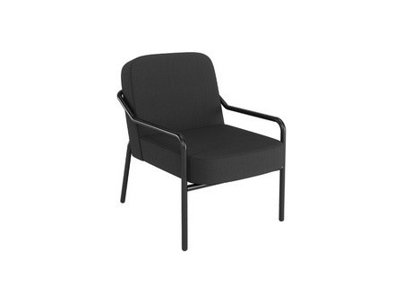 PAPERFLOW Fauteuil visiteur d'extérieur MEDSO RUND M, jaune