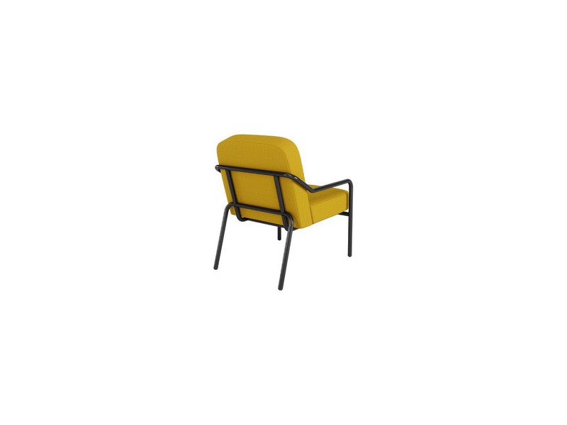 PAPERFLOW Fauteuil visiteur d'extérieur MEDSO RUND M, bleu