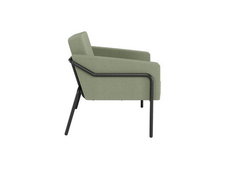 PAPERFLOW Fauteuil visiteur MEDSO KLASSIK L, tissu, gris