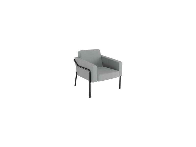 PAPERFLOW Fauteuil visiteur MEDSO KLASSIK L, tissu, bleu