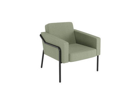 PAPERFLOW Fauteuil visiteur MEDSO KLASSIK L, tissu, vert