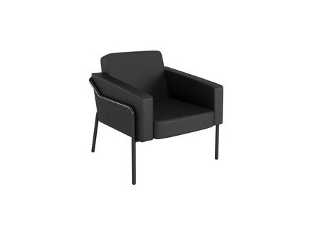PAPERFLOW Fauteuil visiteur MEDSO KLASSIK L, simili-cuir