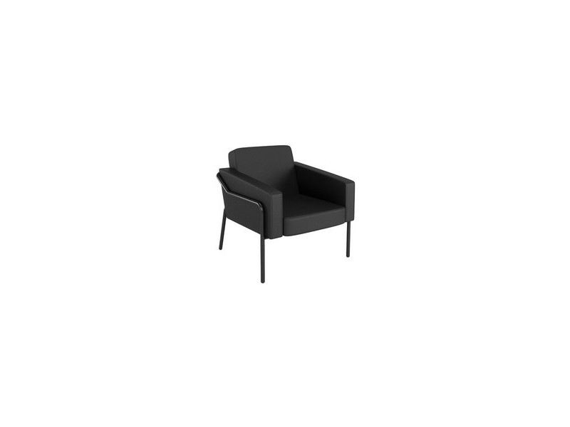 PAPERFLOW Fauteuil visiteur MEDSO KLASSIK L, simili-cuir