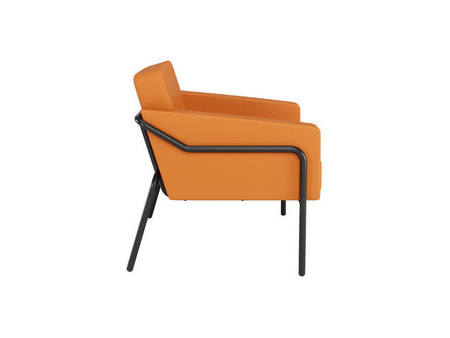 PAPERFLOW Fauteuil visiteur MEDSO KLASSIK L, simili-cuir