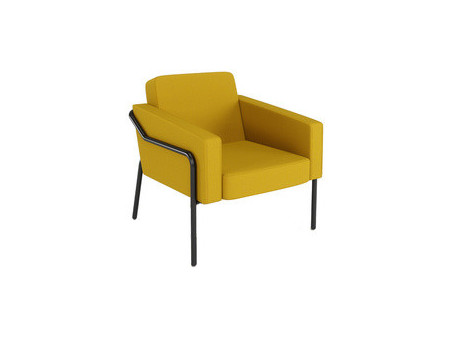 PAPERFLOW Fauteuil visiteur d'extérieur MEDSO KLASSIK L gris