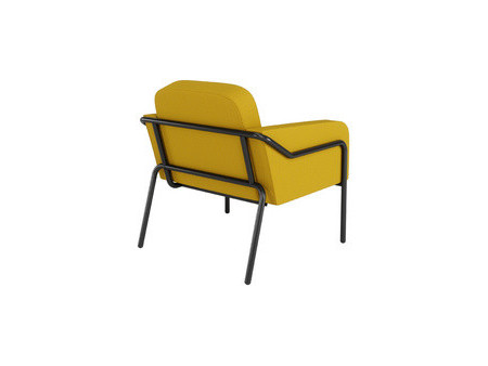 PAPERFLOW Fauteuil visiteur d'extérieur MEDSO RUND L, vert